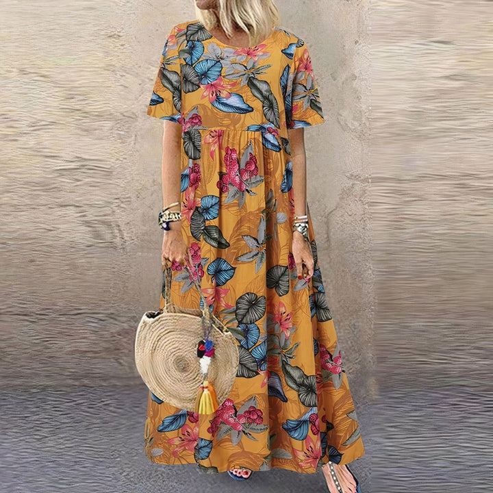 Camila™ | Floral Elegance Maxi Dress