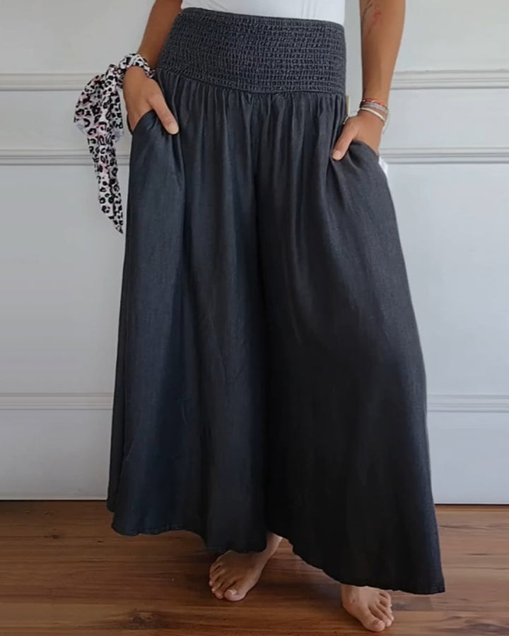 Emilia™| Elastic Waist Pants