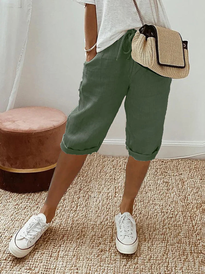 Leona™ | Casual Luxe Linen Pants