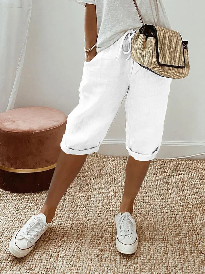 Leona™ | Casual Luxe Linen Pants