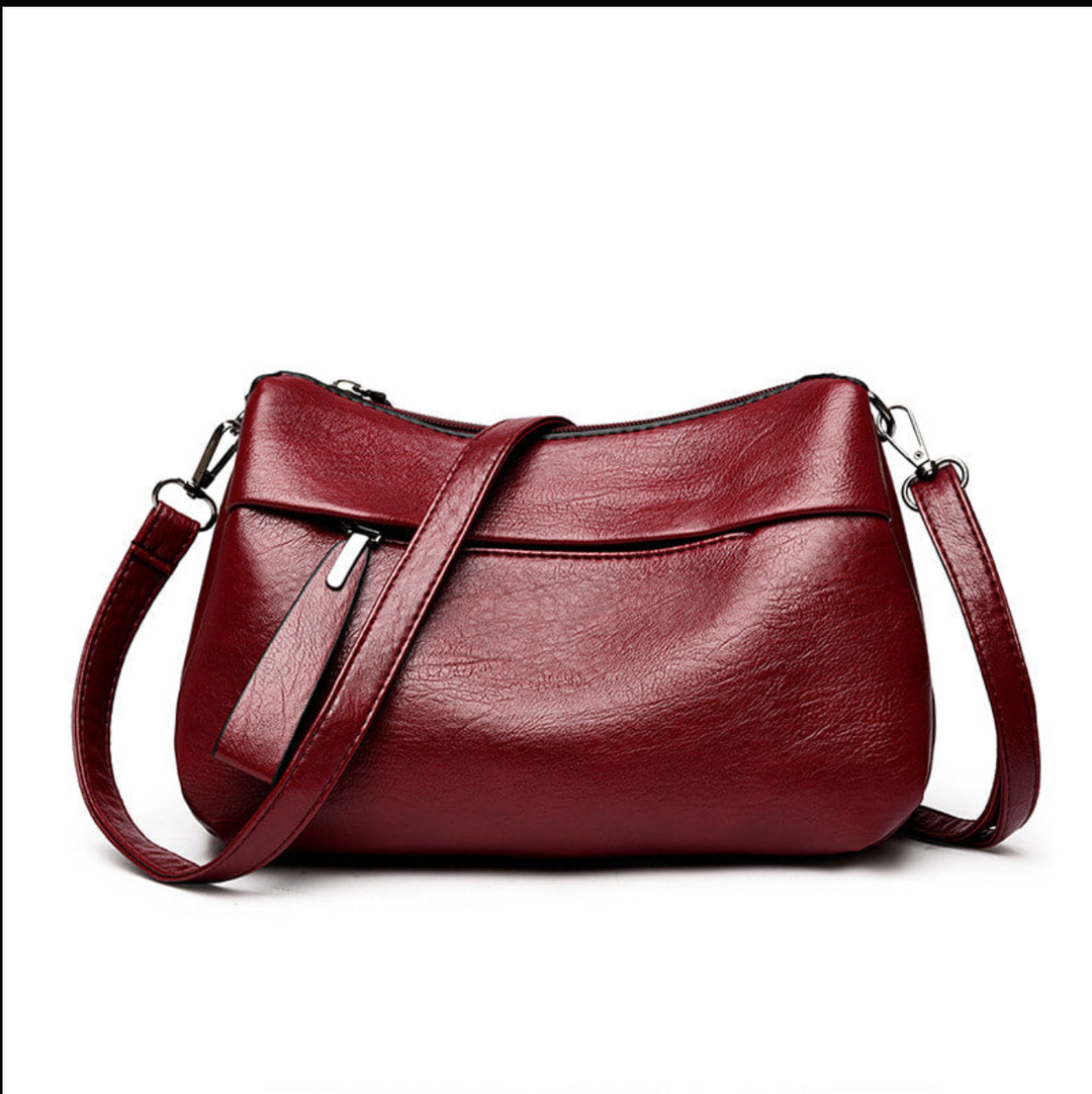 LuxeCarry™ | Timeless Leather Crossbody Bag