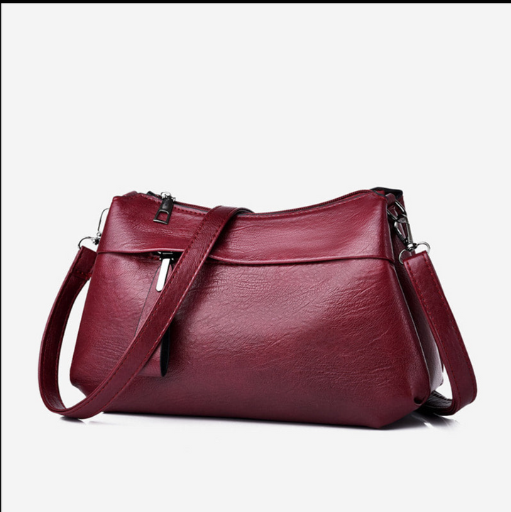 LuxeCarry™ | Timeless Leather Crossbody Bag