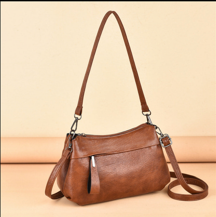 LuxeCarry™ | Timeless Leather Crossbody Bag