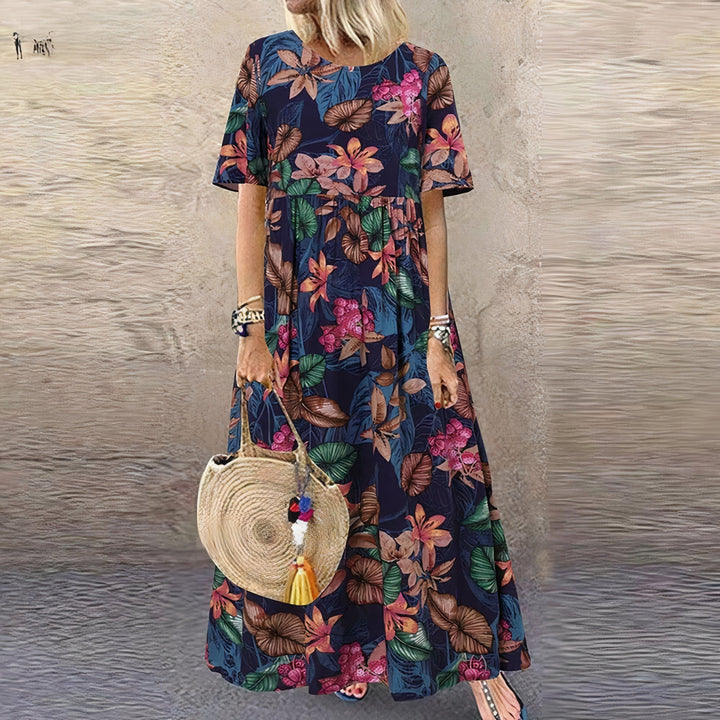 Camila™ | Floral Elegance Maxi Dress