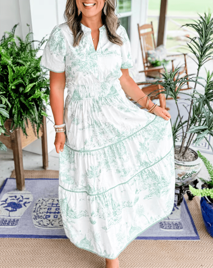 Madona™ | Classic Charm Maxi Dress