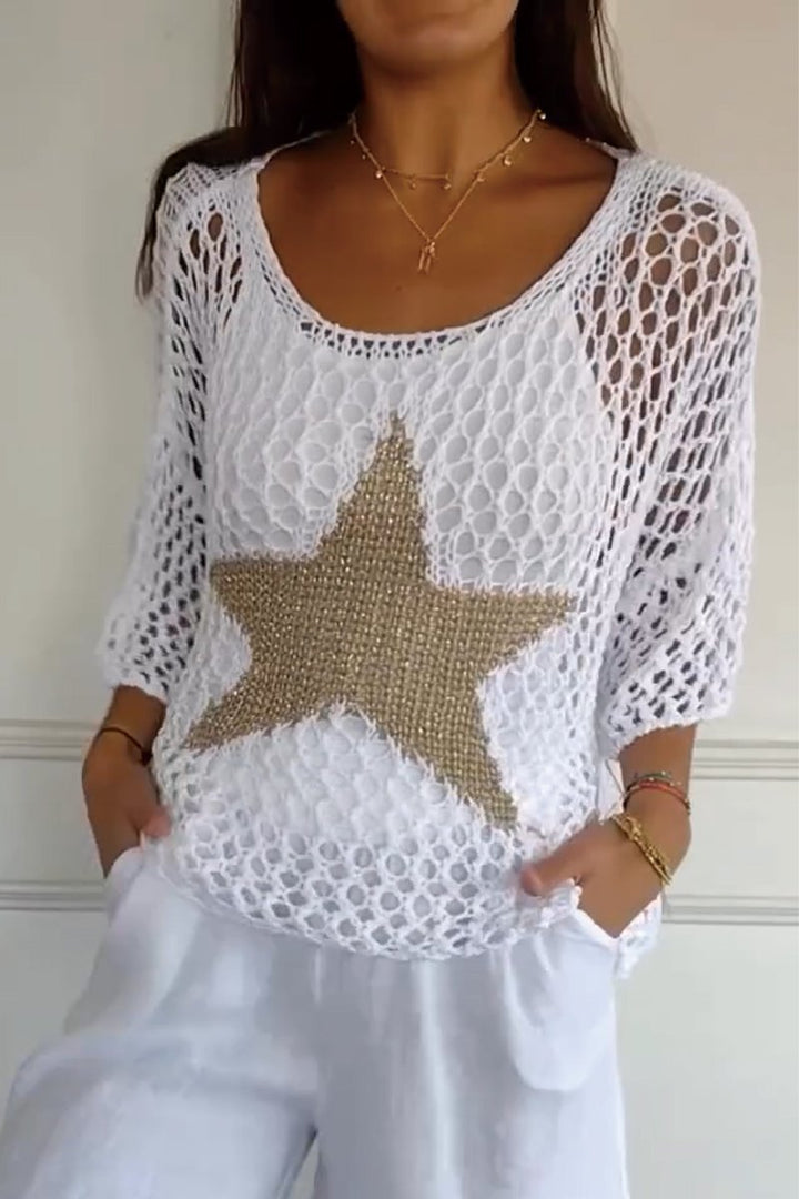 Whisper™| Crochet Star Tunic