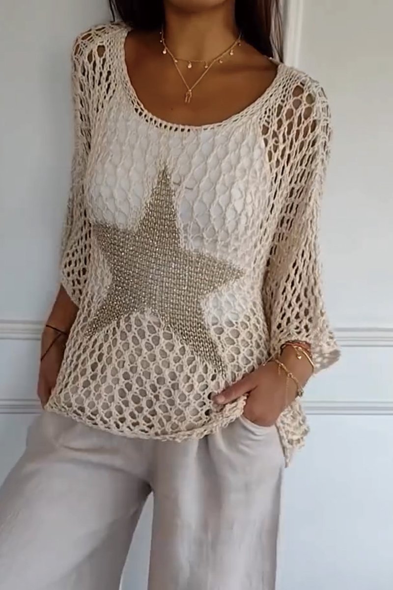 Whisper™| Crochet Star Tunic