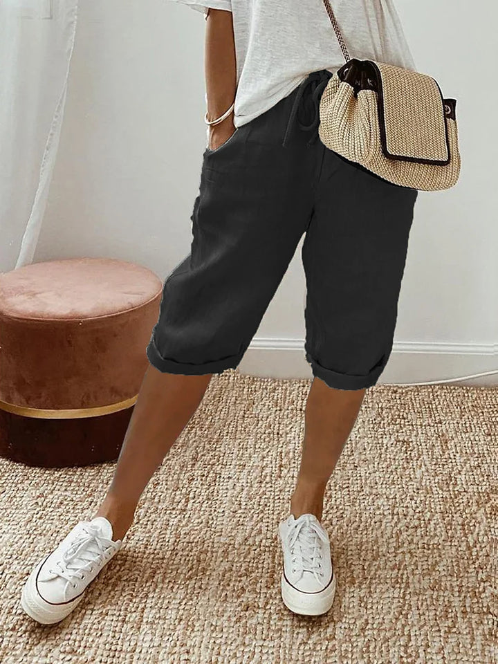 Leona™ | Casual Luxe Linen Pants