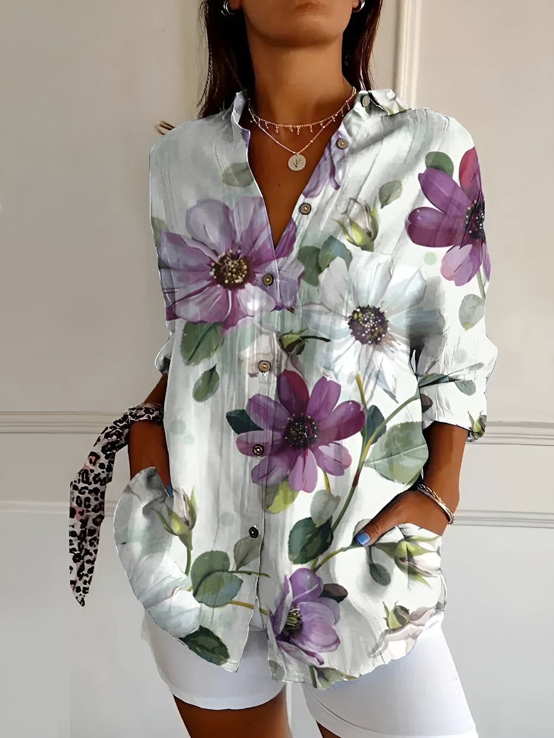 Blossom Breeze™ | Chic Floral Shirt